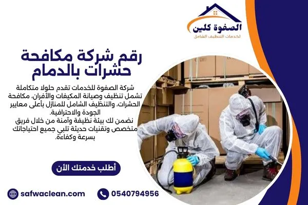 رقم شركة مكافحة حشرات بالدمام الصفوة كلين